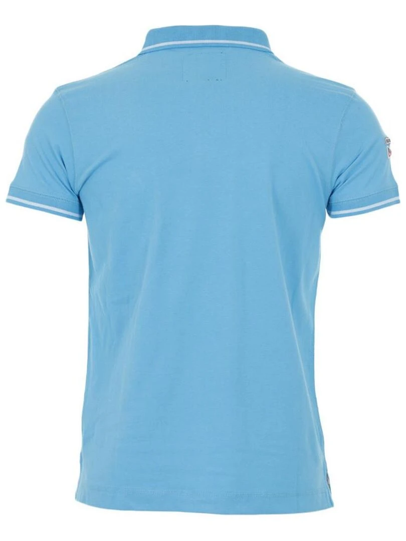 Polo manches courtes homme CAZRI VENT DU CAP Bleu turquoise