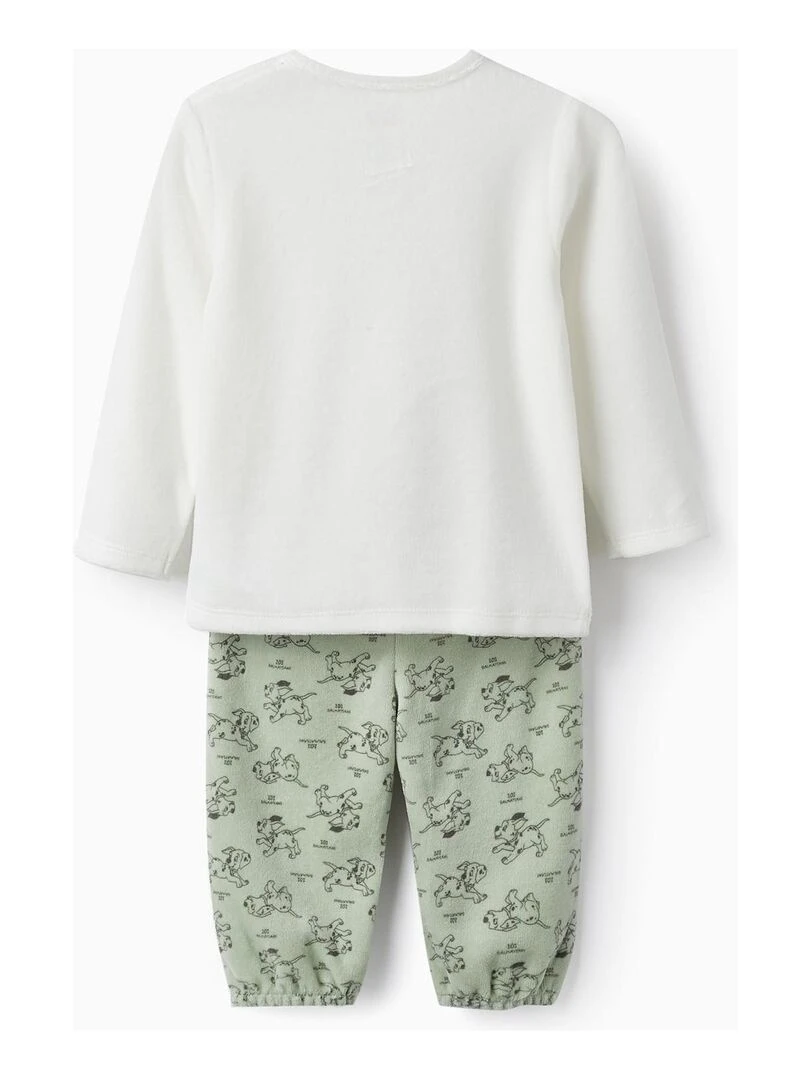 Pyjama en velours pour bébé garçon '101 Dalmatiens' DISNEY CLASSICS Blanc