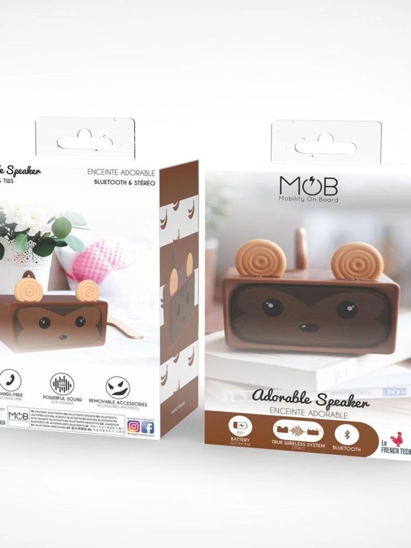 Mob   Enceinte Adorable stéréo Monkey   N/A
