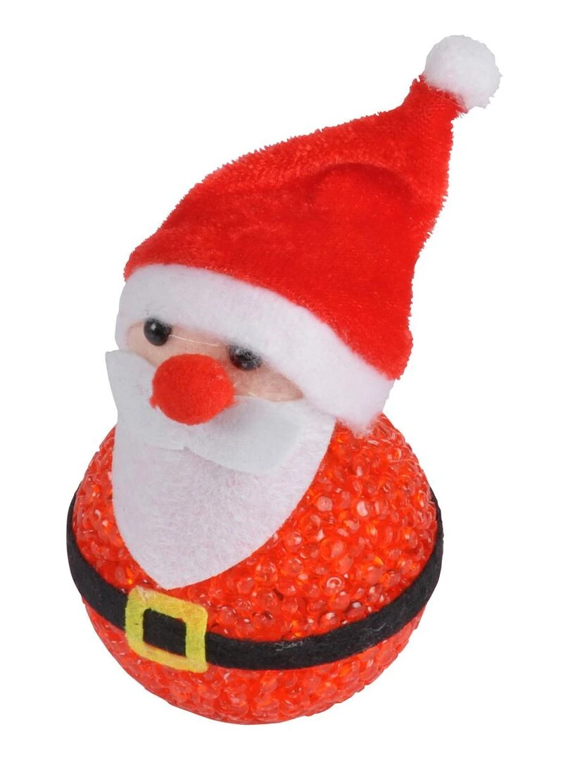 Pere noel eva lumineux Rouge