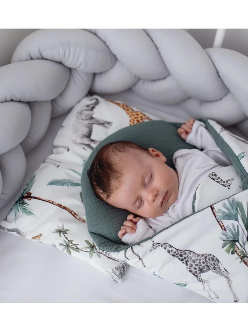 Tresse de lit bébé universelle VELVET Vert