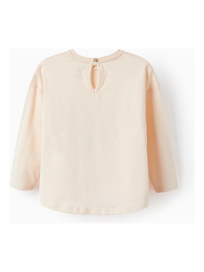 T shirt à manches longues monte carlo 'Zippy' Rose clair