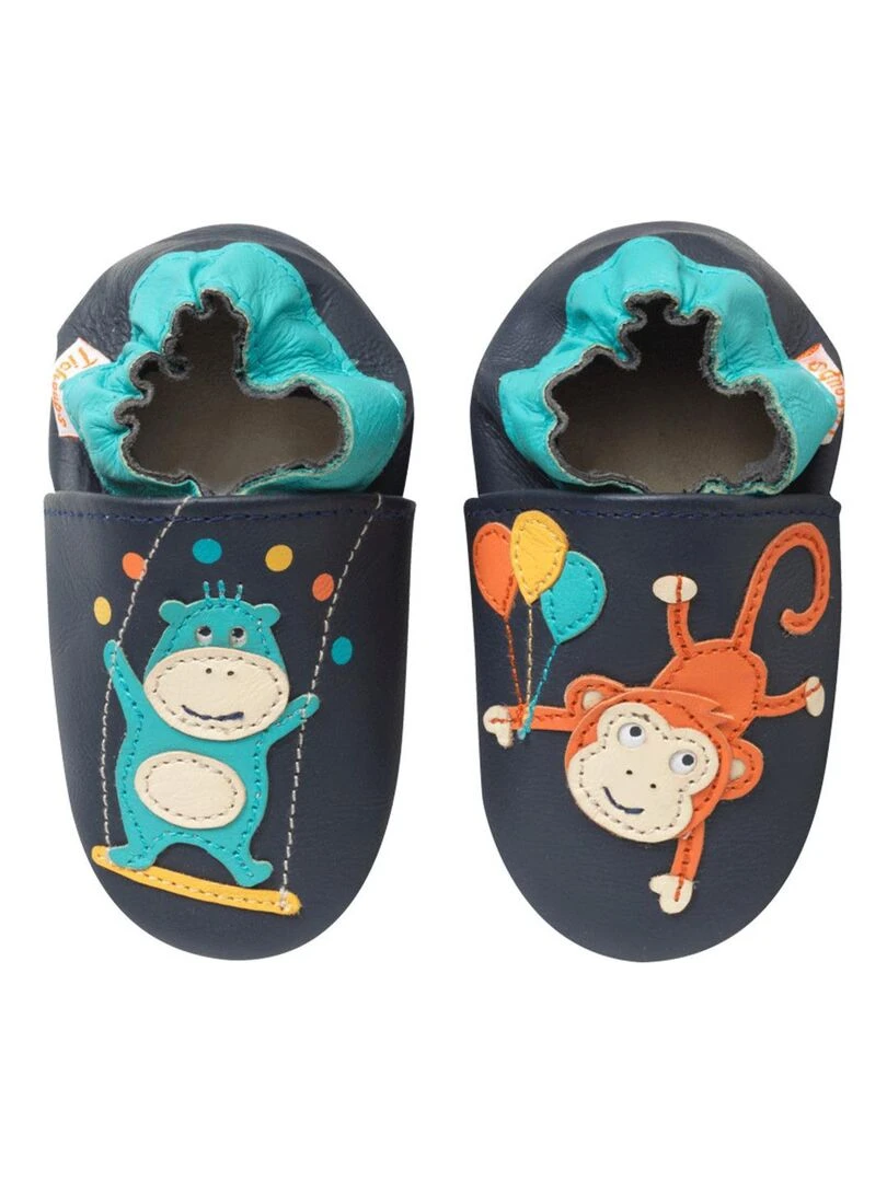 Hippo et Théo Bleu marine