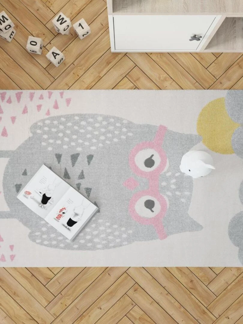 Tapis Enfant Chouette Pepa par Nattiot Nattiot Multicolore