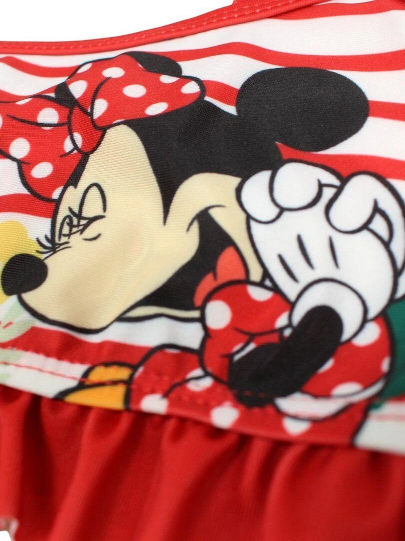 Disney   Maillot De Bain fille imprimé Minnie   Jaune