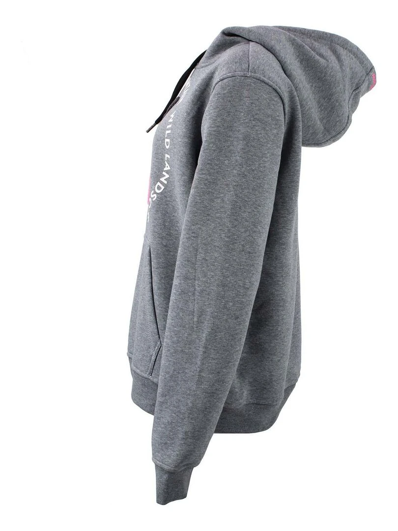 Sweat à capuche femme ACONOR   Gris