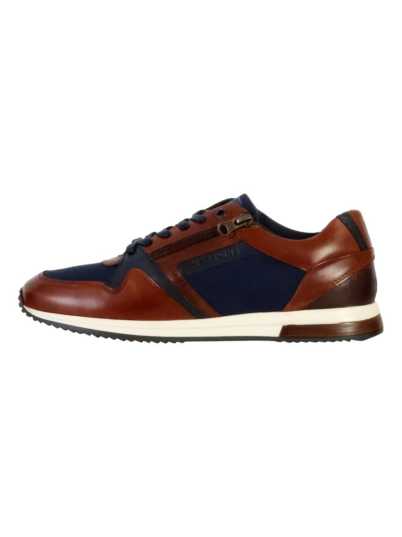 Basket Cuir Redskins Ludic 2 Marron