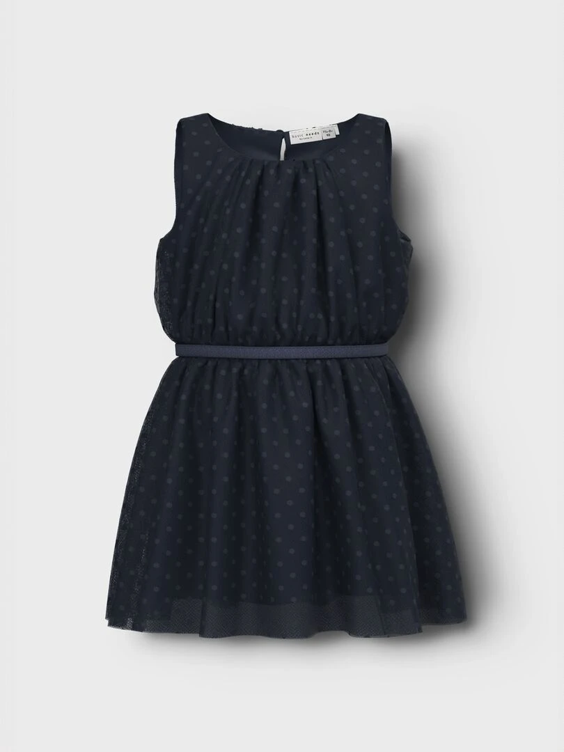 Robe en voile plumetis 'Name it' Bleu