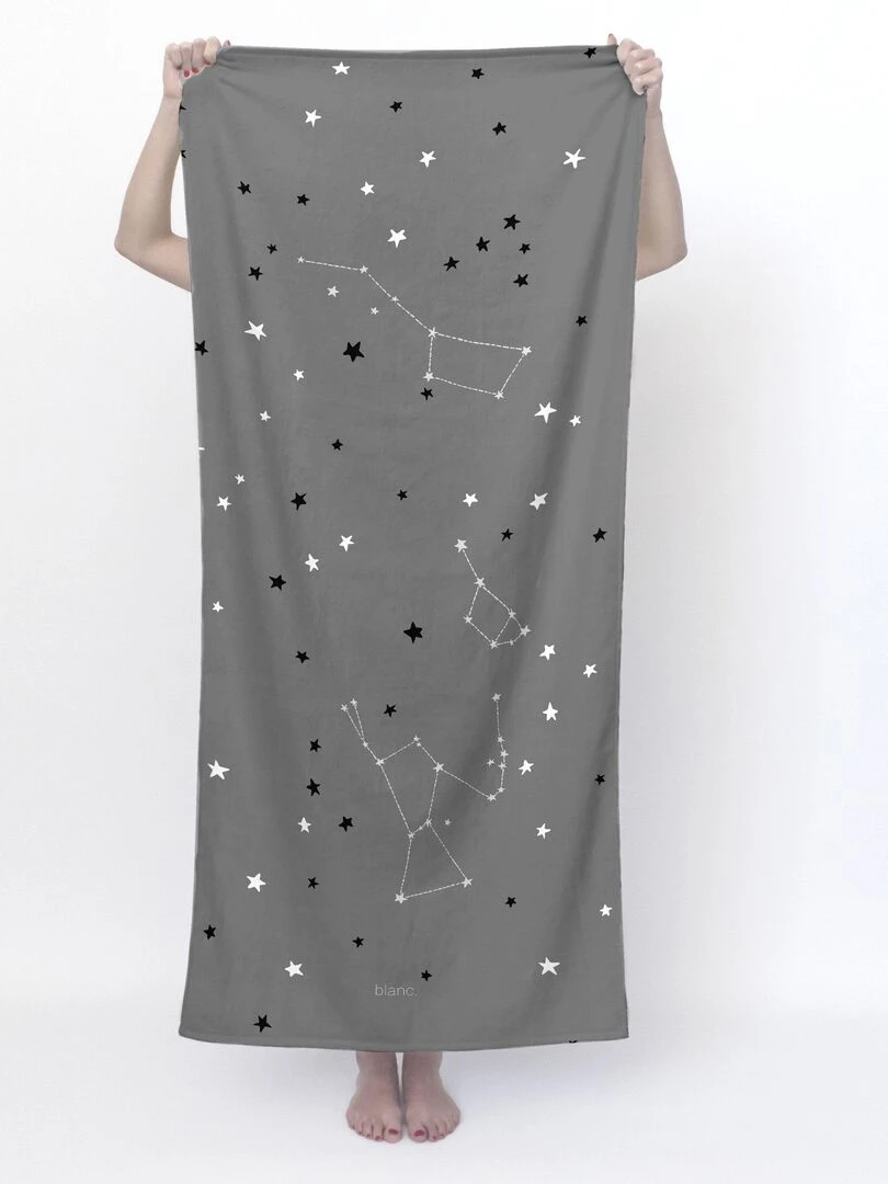 Serviette Constellation "Happyfriday" Blanc