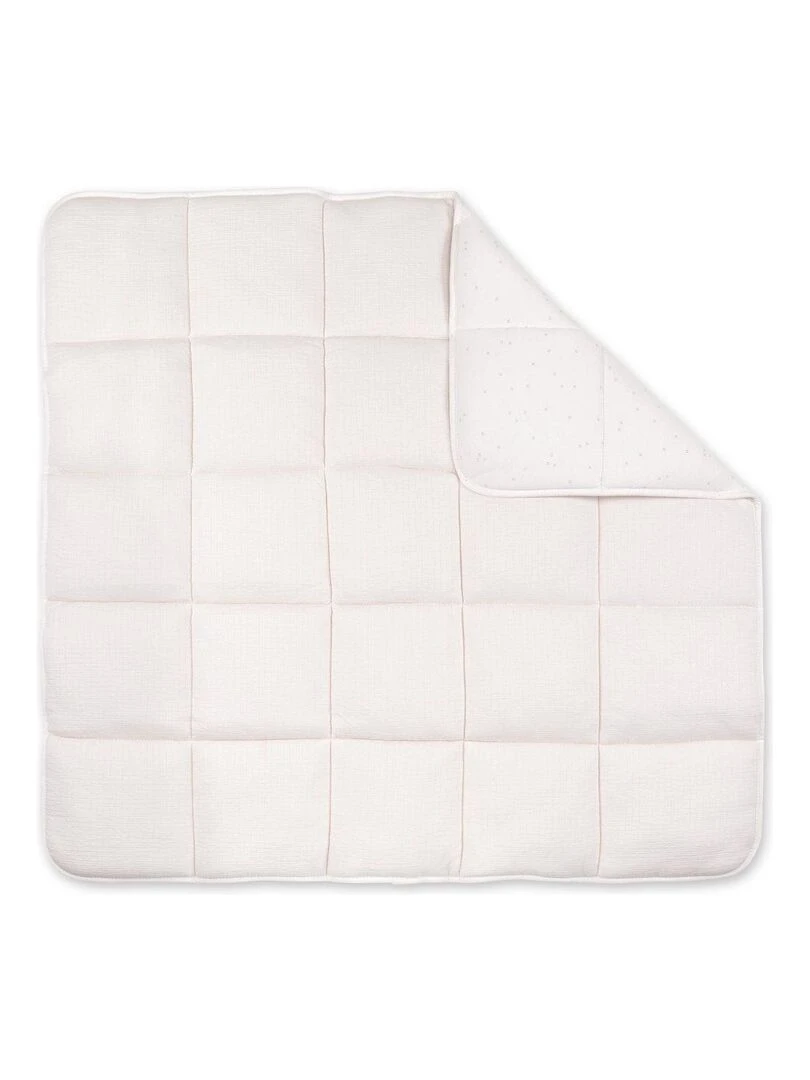 Bemini Tapis de parc et jeu Pady tetra jersey et jersey Blanc cassé