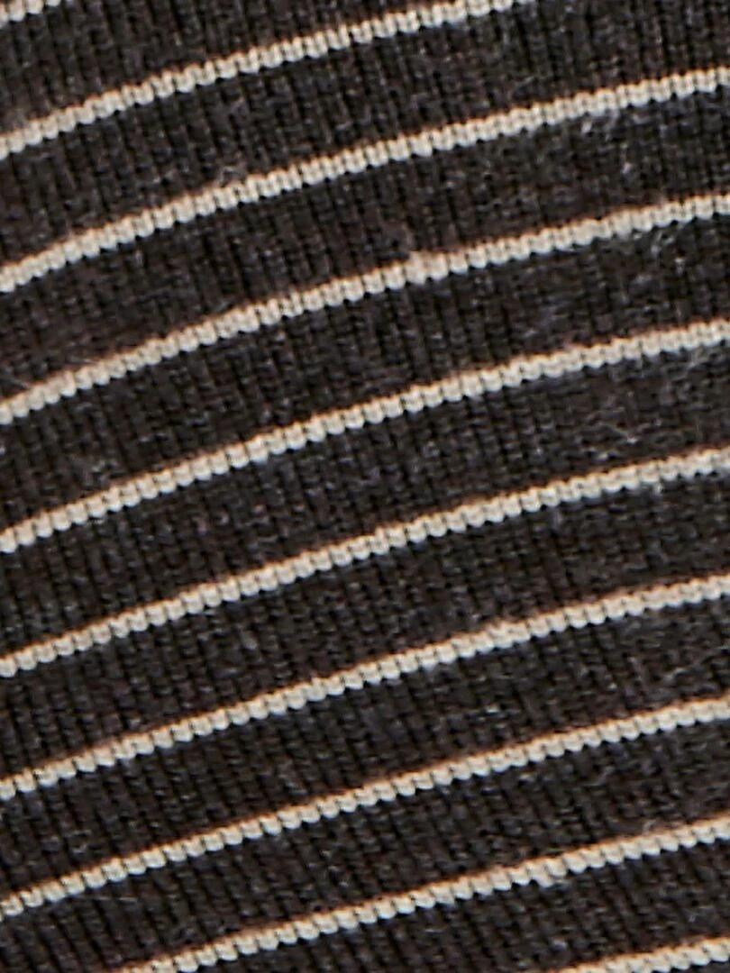 Lot de 2 paires de chaussettes mélange soie et Thermolactyl   Damart   Marron