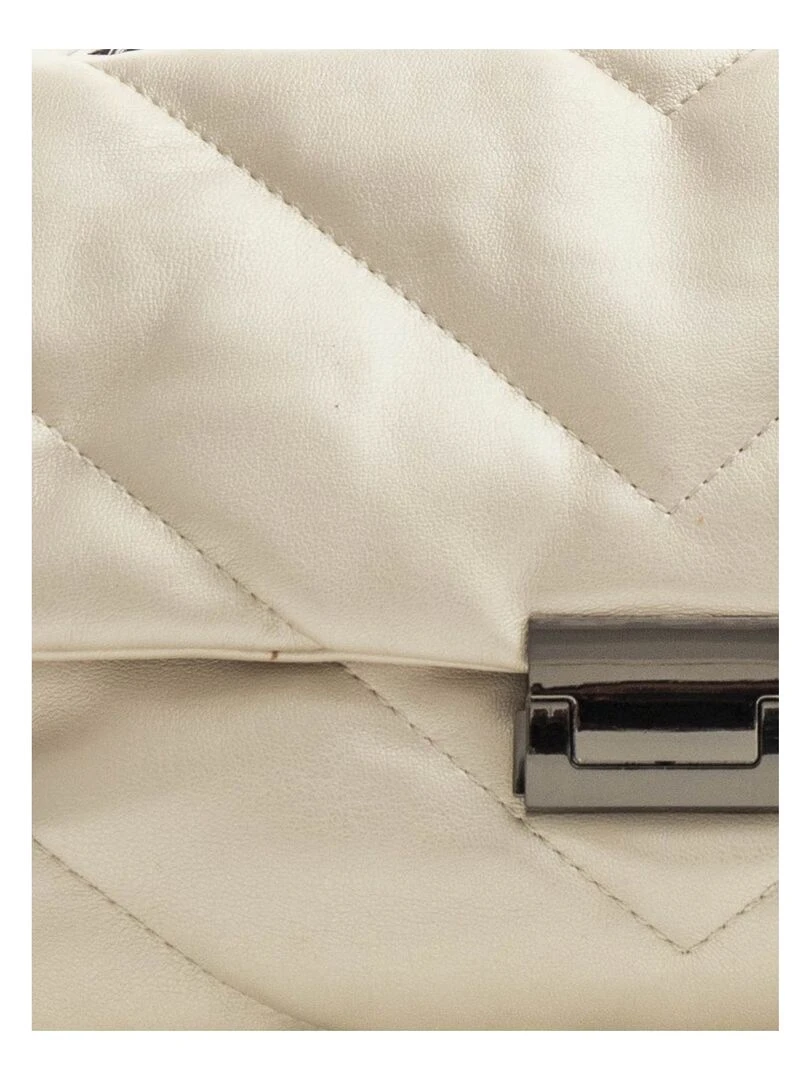 Sac similicuir bandoulière DL MARJORIE   Beige