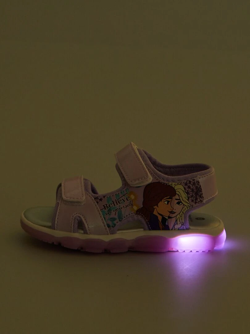 Sandales lumineuses 'Reine des Neiges'   Violet
