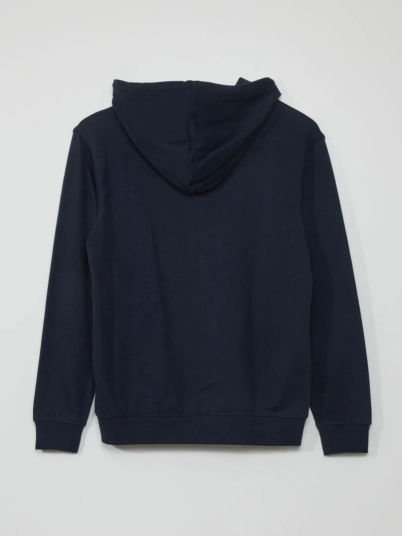 Veste zippée à capuche Bleu marine