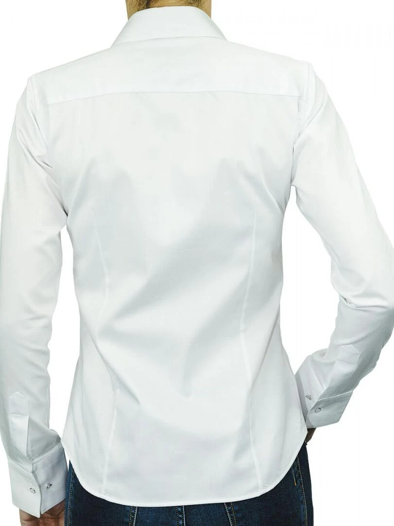 Chemise col claudine SEATTLE   Blanc