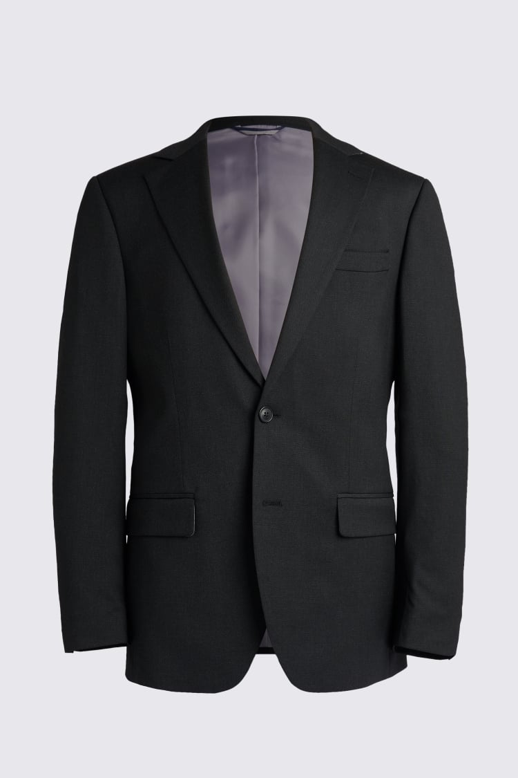 Italian Slim Fit Grey Check Jacket    Buy Online at Moss