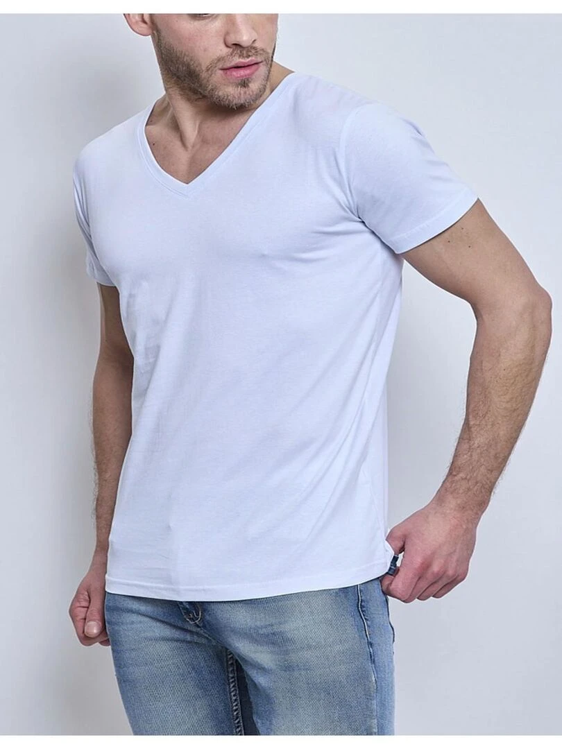 T Shirt Kebello Blanc Blanc