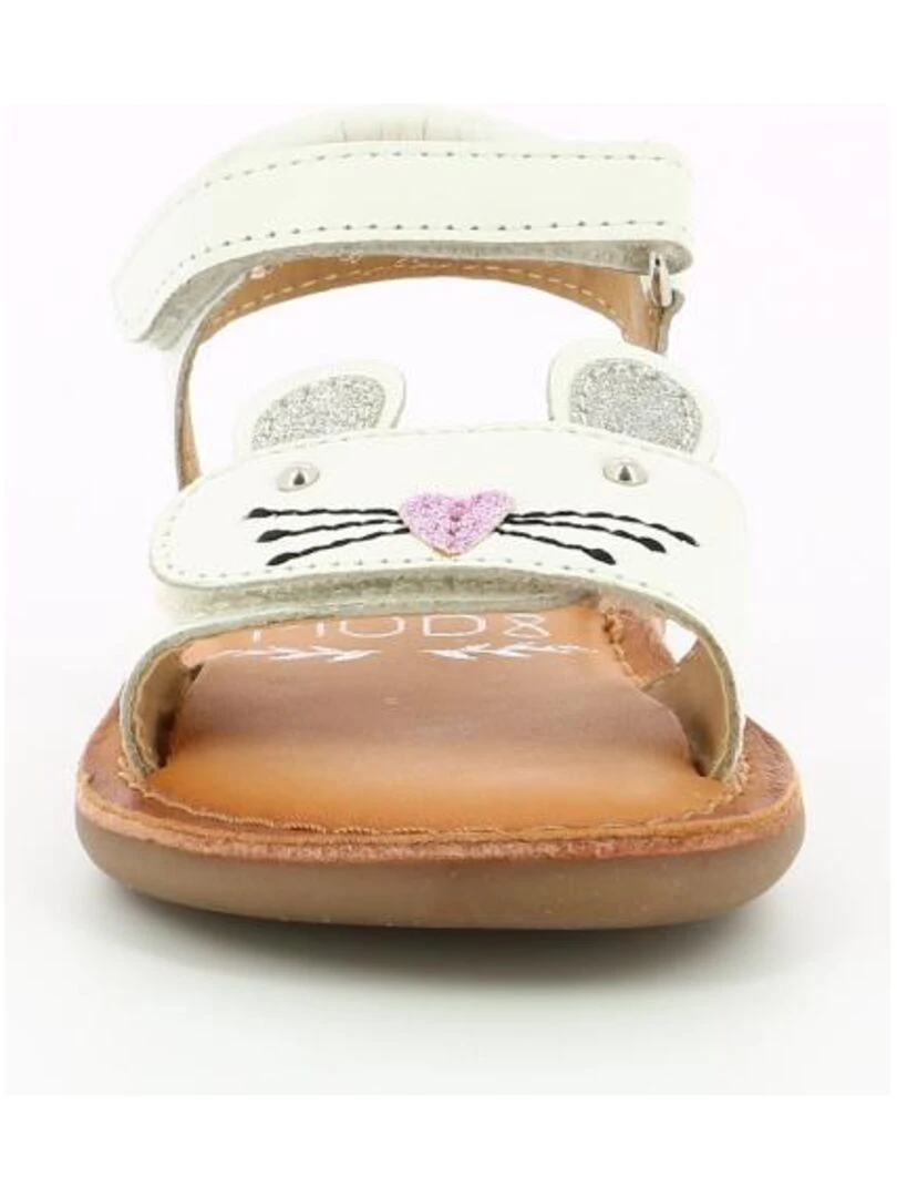Sandales Cuir Cloonie   Blanc