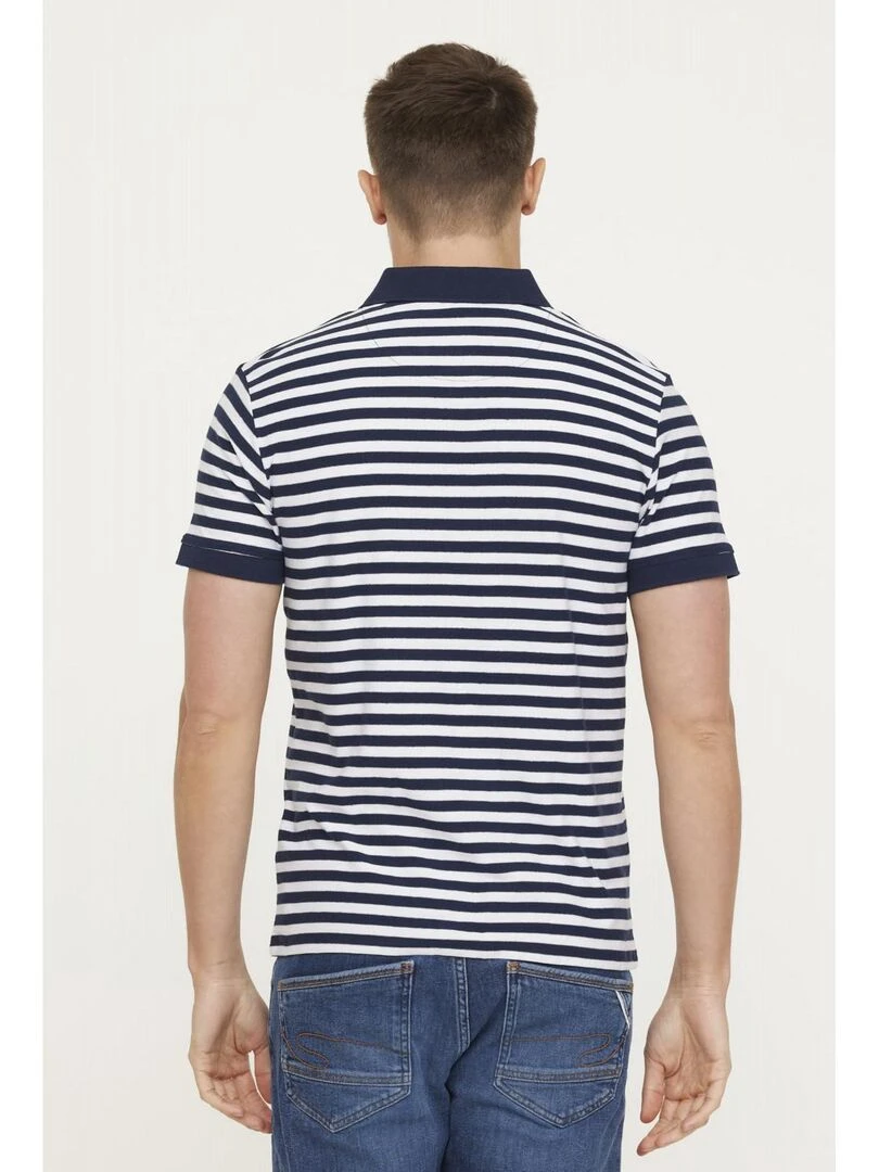 Lee Cooper   Polo manches courtes coton regular BOMPI   Bleu marine
