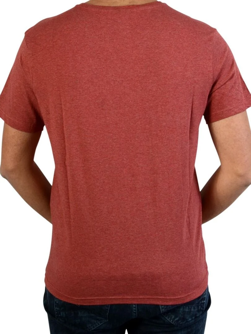 Tee Shirt Kaporal Carot   Rouge