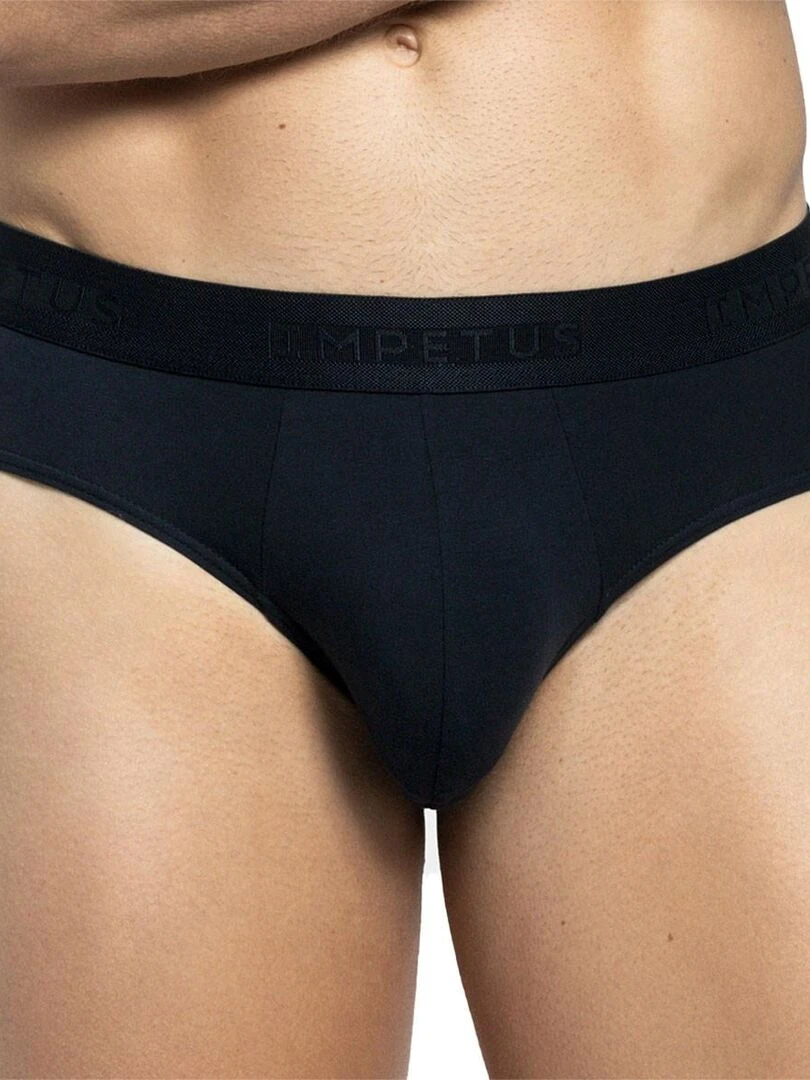 Lot de 2 slips en coton Belmond   Noir