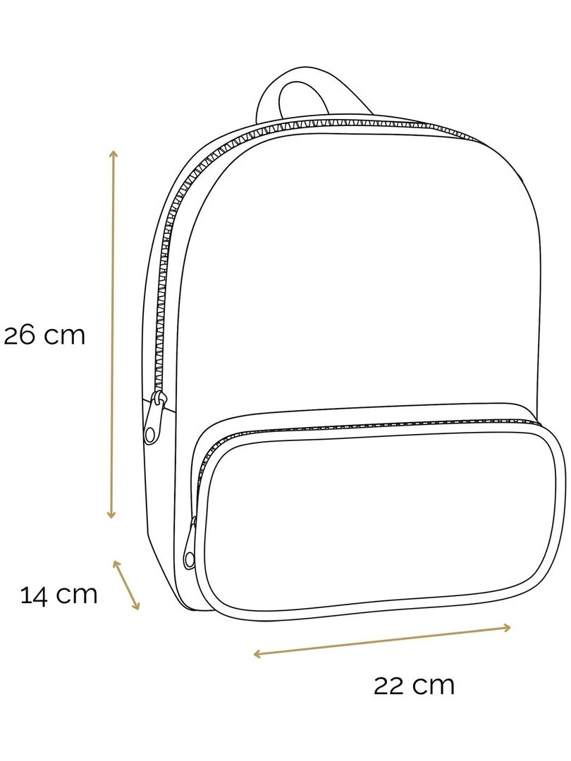 BAGTROTTER Sac à dos gouter 26 cm maternelle Kids Noir Panda   Noir