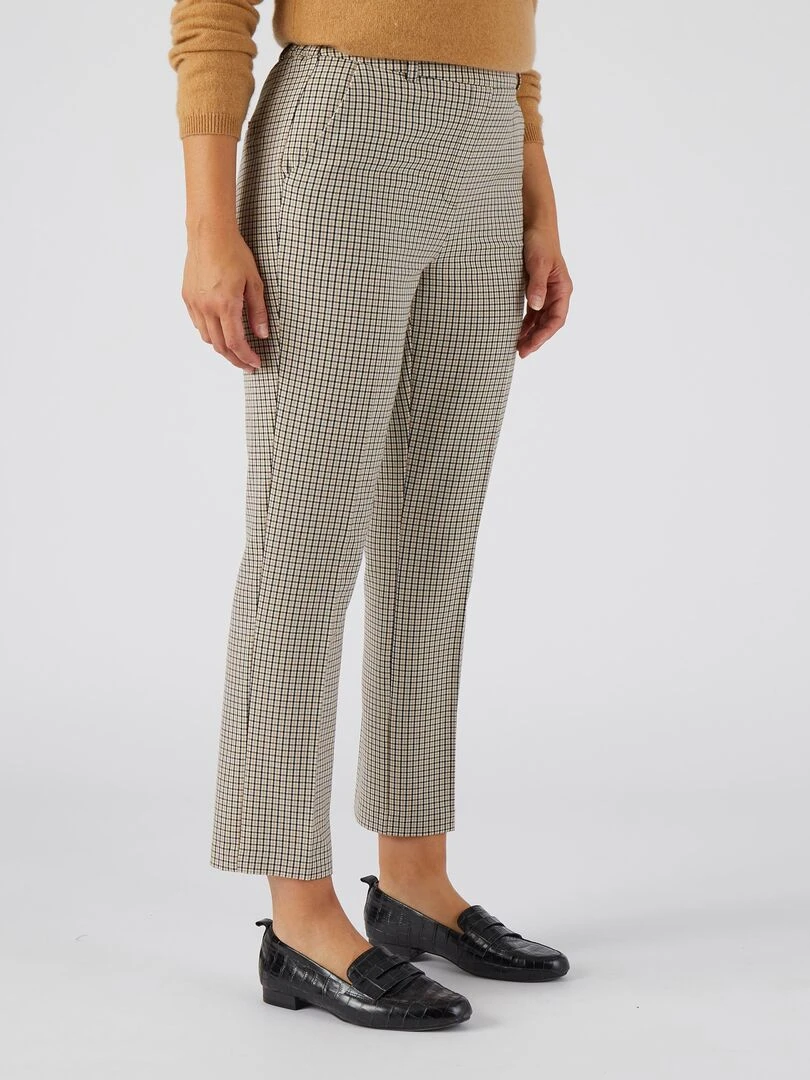 Pantalon 7/8ème bi stretch Damart Beige clair