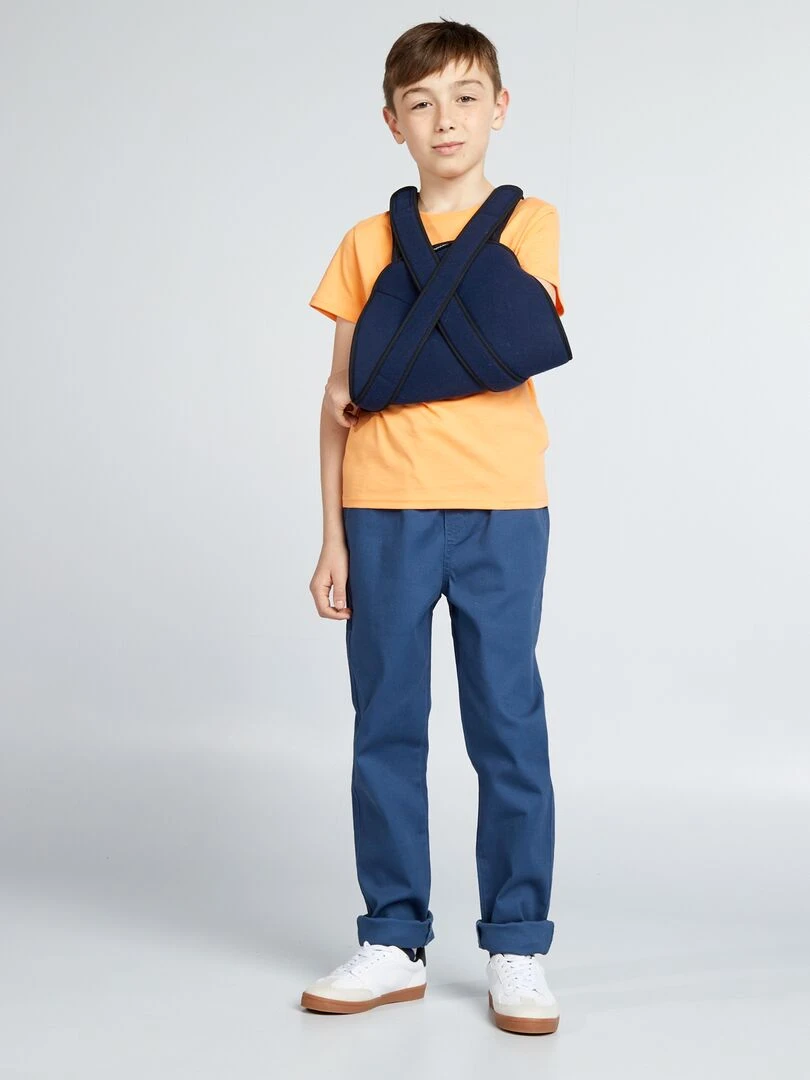 Pantalon à taille élastiquée So Easy Bleu marine