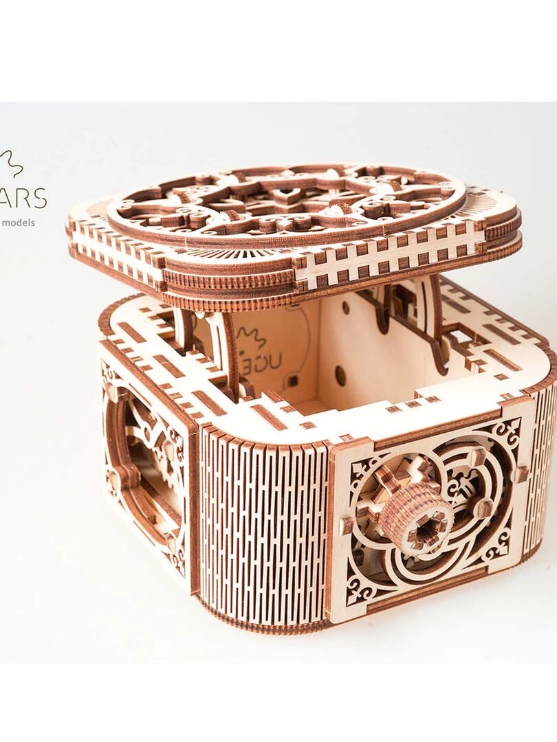 Maquette En Bois 3D   Boîte à Trésors 14 2 Cm   N/A