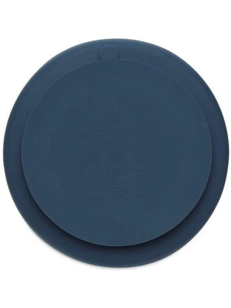 Assiette Silicone Jeans Bleu   Jollein   Bleu