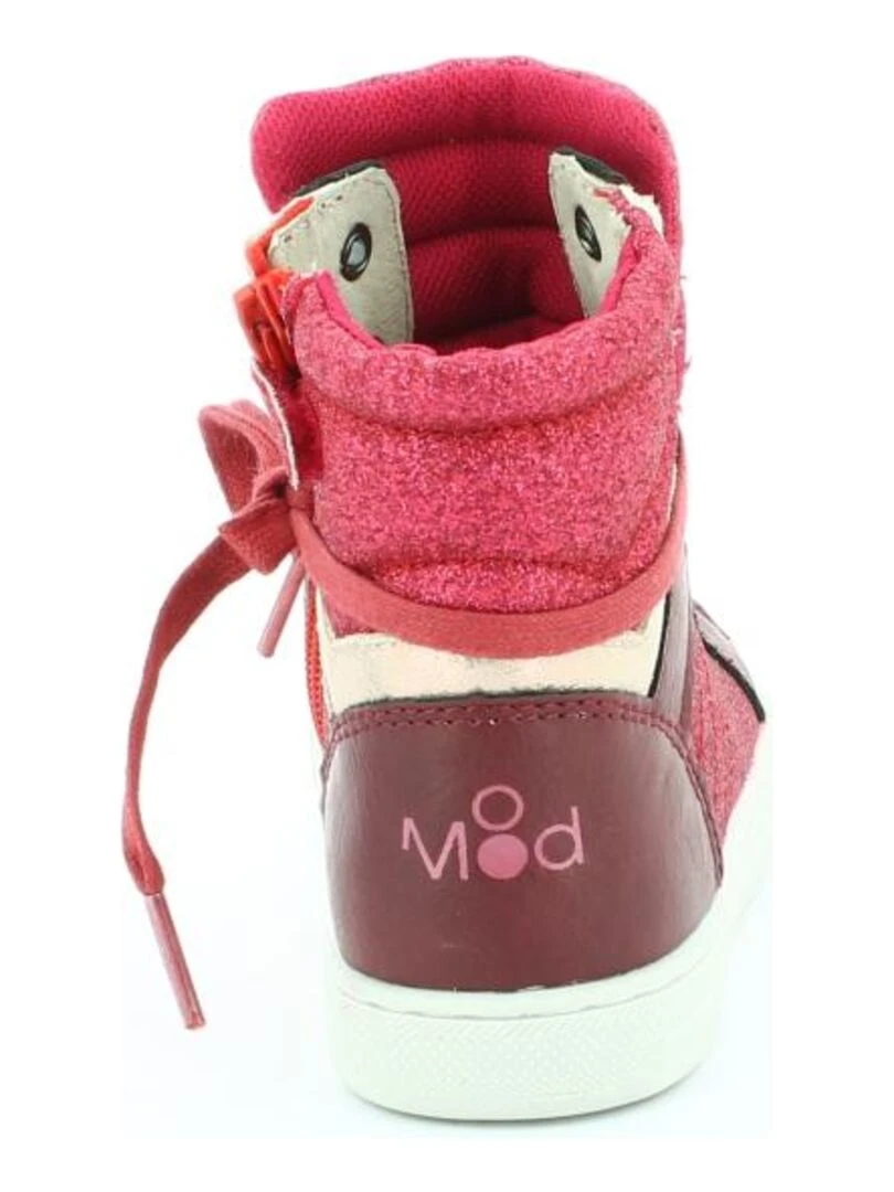 Sneakers hautes Polyurethane Gwendy   Rose