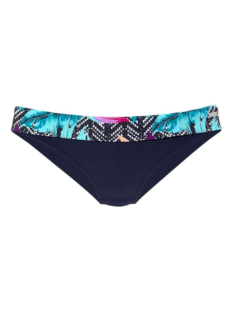 Bas maillot de bain ceinturé Jane bleu marine   Bleu marine