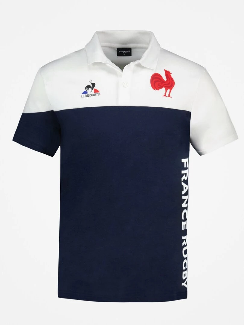 Polos 'Le Coq Sportif' 'Ffr Fanwear Polo Ss N°1 M' Bleu