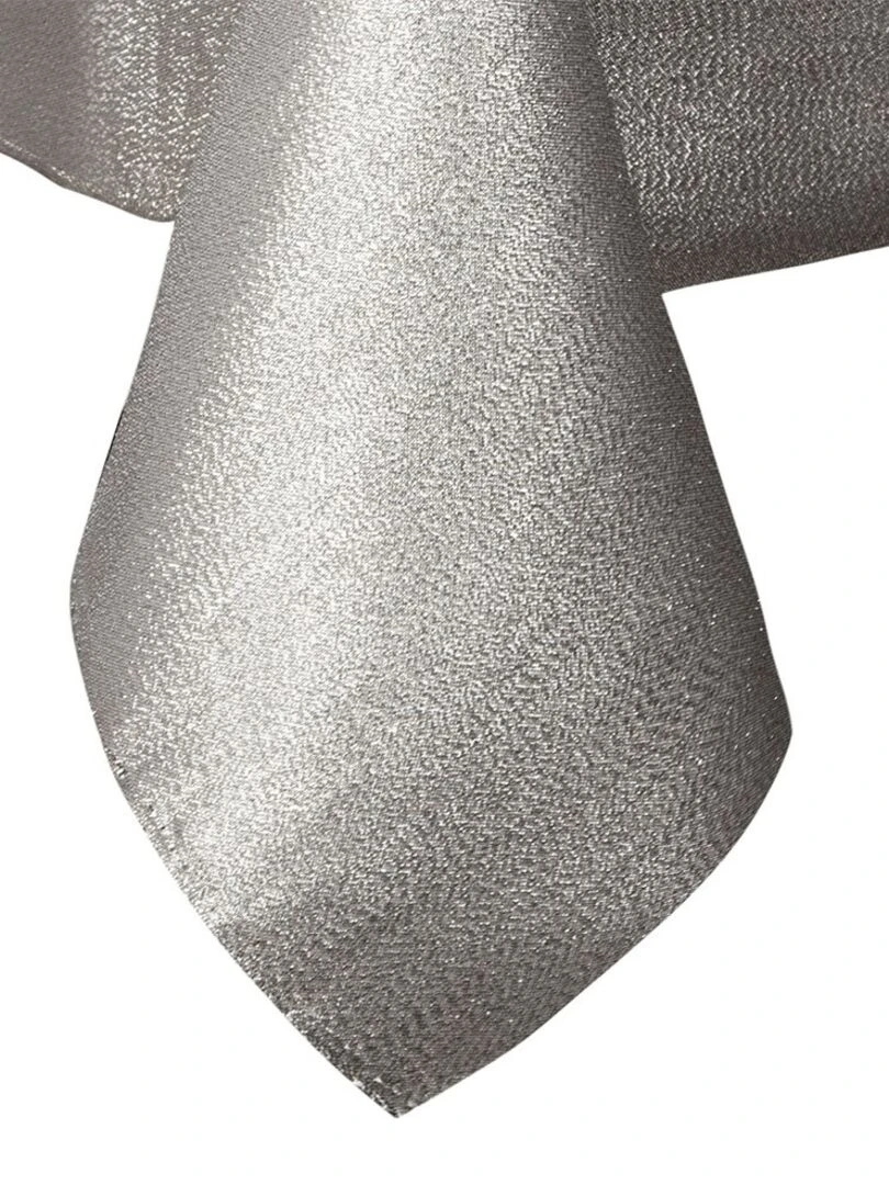 Nappe rectangulaire 140x240 cm paillettes argent Argent