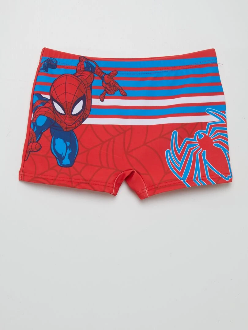 Boxer de bain 'Spiderman' Rouge