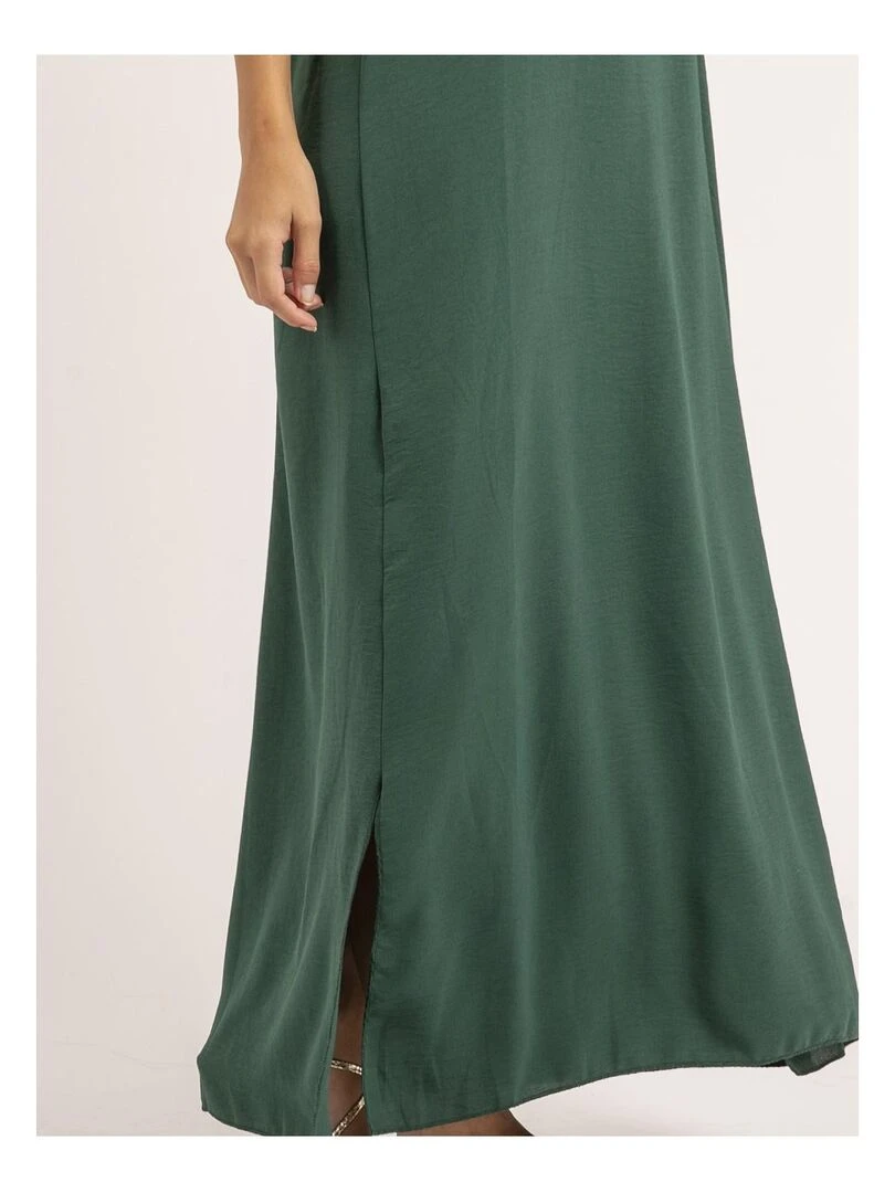 Robe longue IGGY   Vert foncé