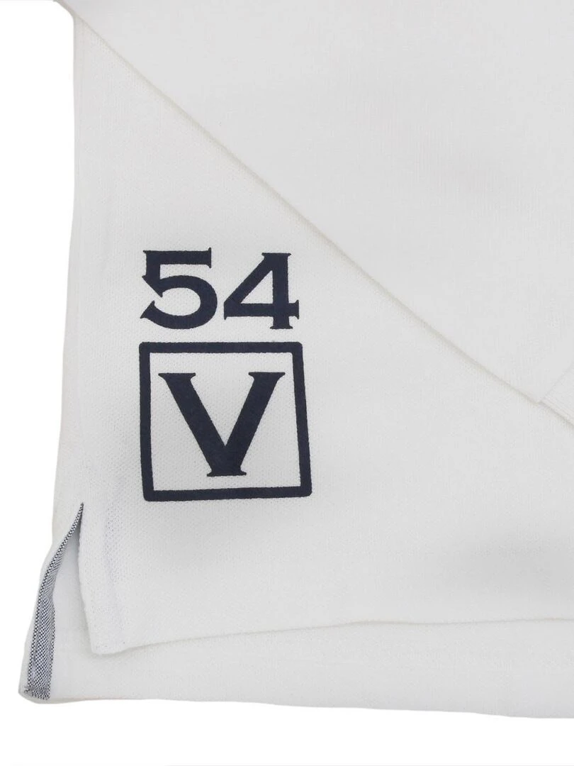 Polo manches longues garçon ECEDICE   VENT DU CAP   Blanc