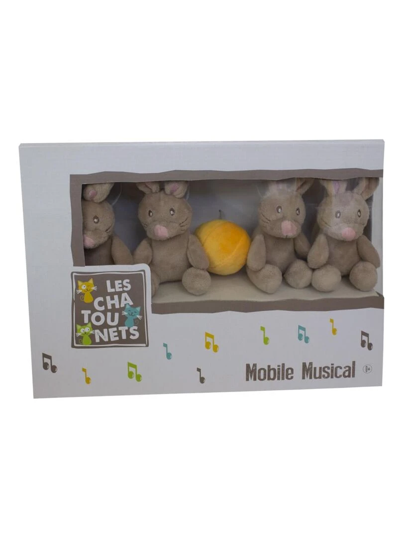 Mobile Musical "ETOILE" LES CHATOUNETS Taupe