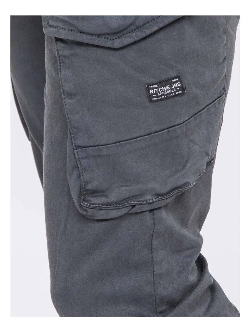 Pantalon battle VAOUR   Gris foncé