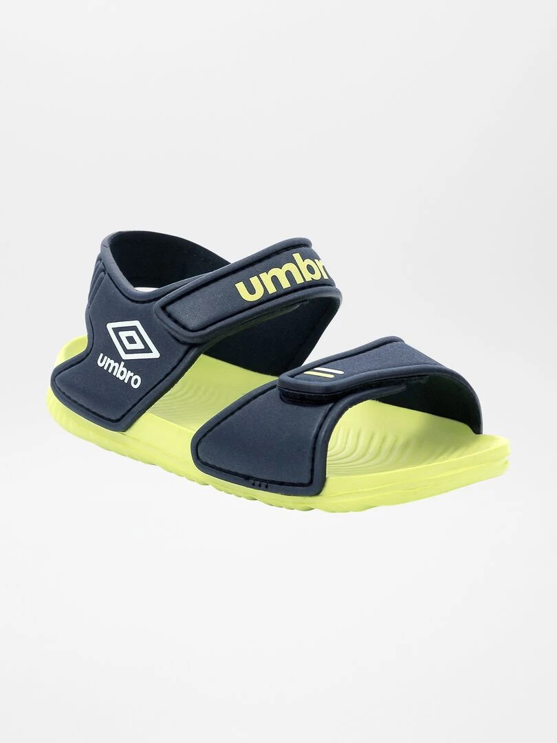 Sandales bicolores à scratchs 'Umbro' Bleu