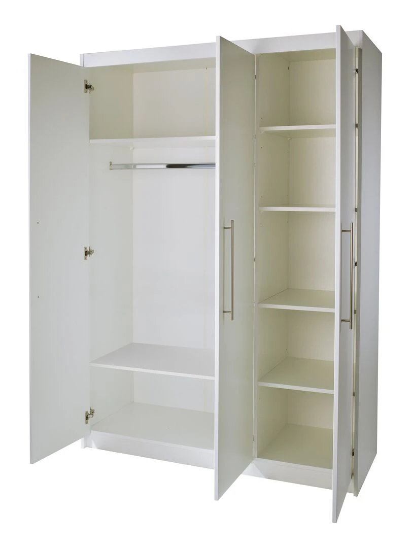 ROBA Armoire "Maren" à 3 portes battantes – blanc   Blanc