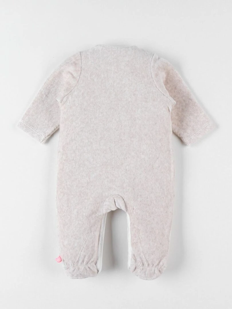Pyjama 1 pièce en velours Noukie's Beige
