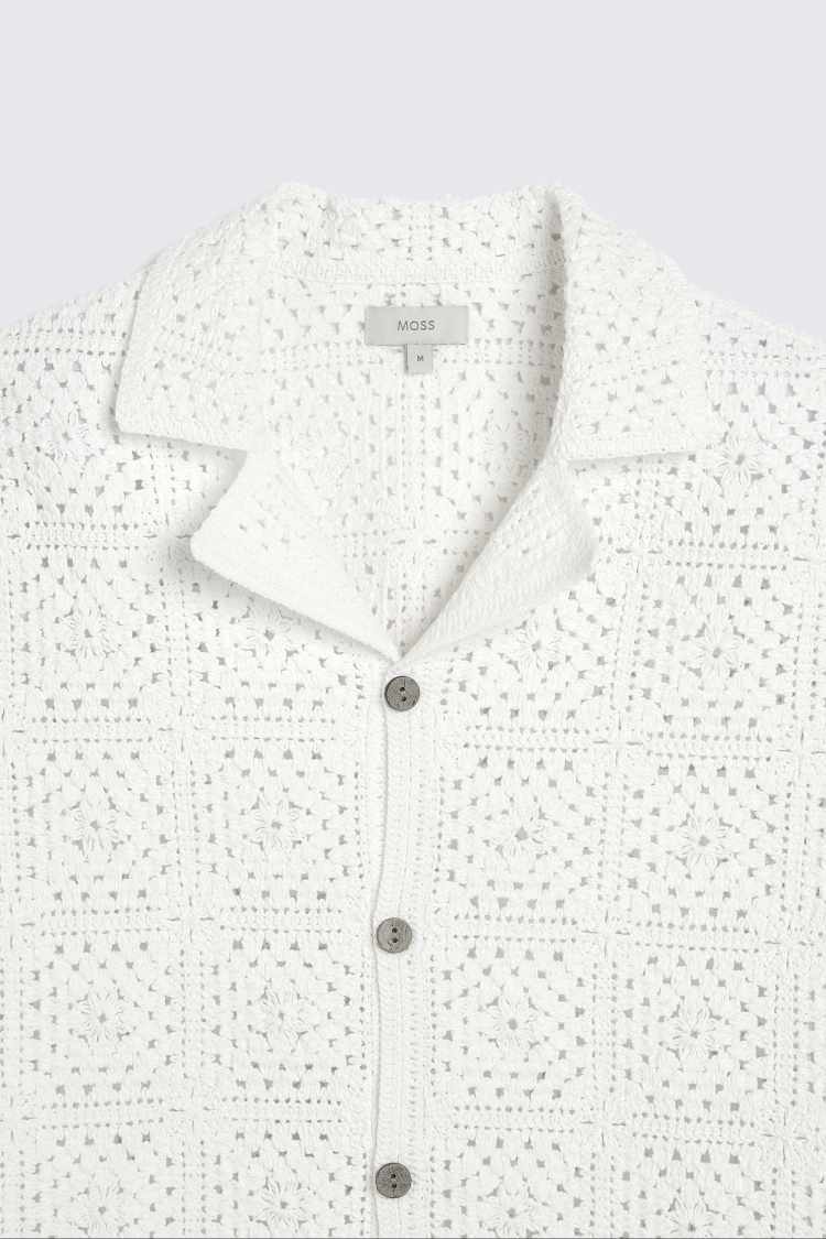 Ecru Seersucker Safari Shacket   Buy Online at Moss