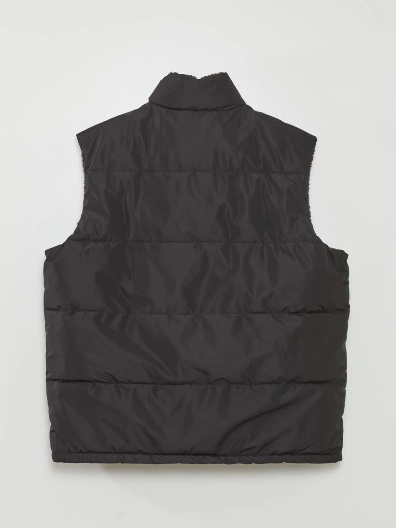 Doudoune matelassée sans manches   Paris 2024   Noir