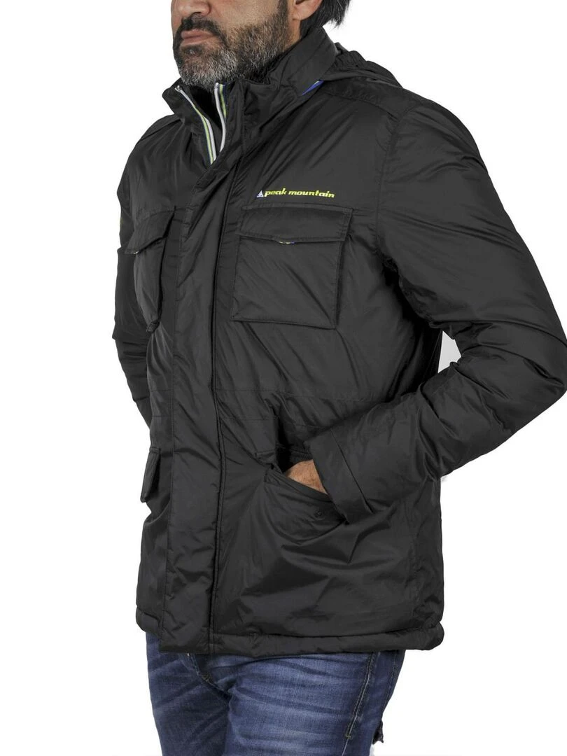 Parka homme COWAI   PEAK MOUNTAIN   Noir Noir
