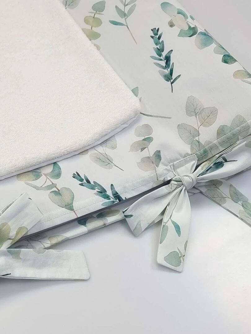 Housse de matelas à langer Eucalyptus Multicolore