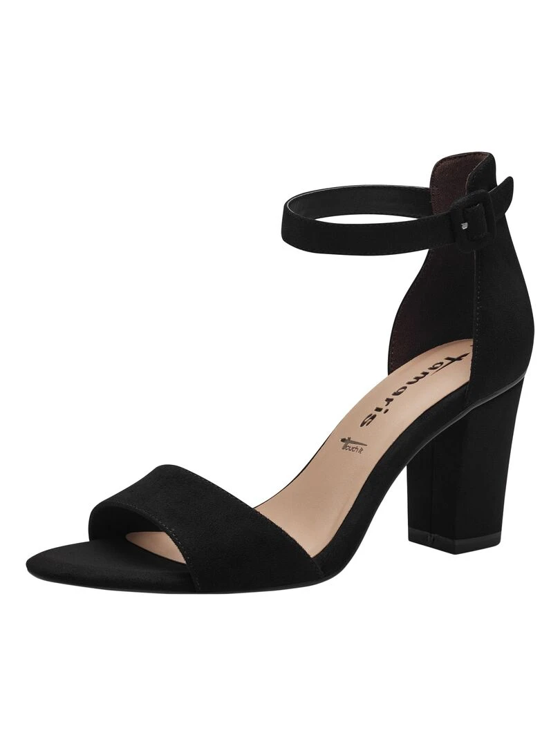 Sandale à Bride Talon Tamaris   Noir