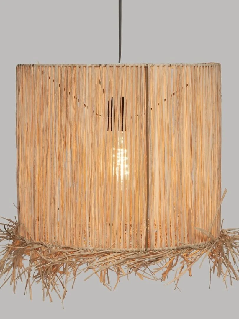 Suspension raphia Haci naturel D36   Beige