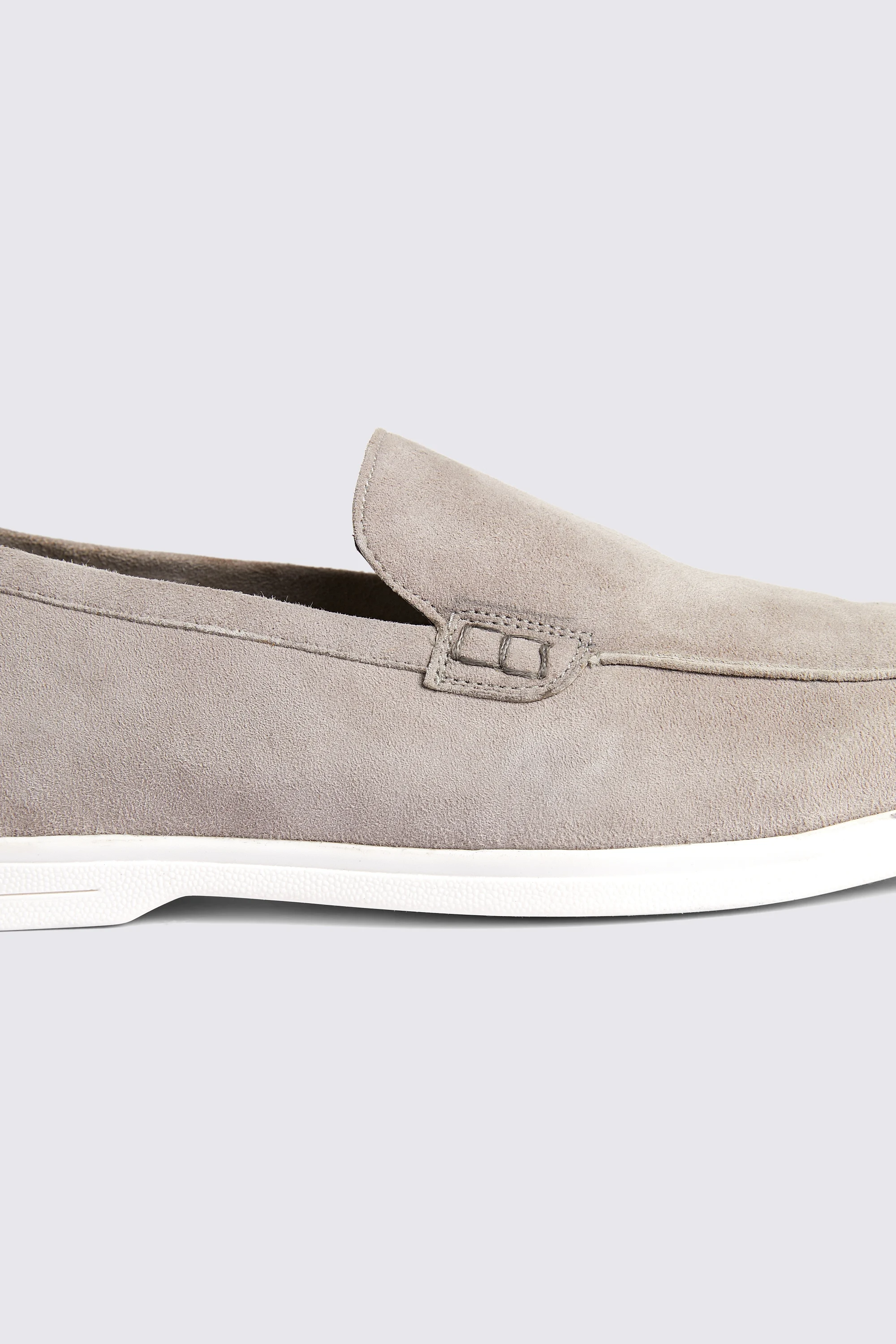 Lewisham Taupe Suede Casual Loafers   Buy Online at Moss