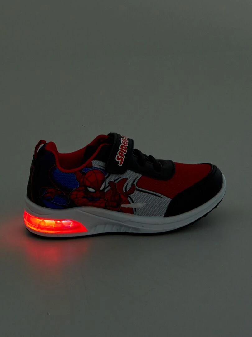 Baskets lumineuses 'Spider Man' 'Marvel'   Noir